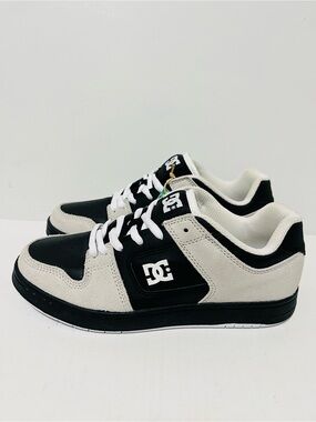 DC Two-Tone Black and Cream Skate Sneakers